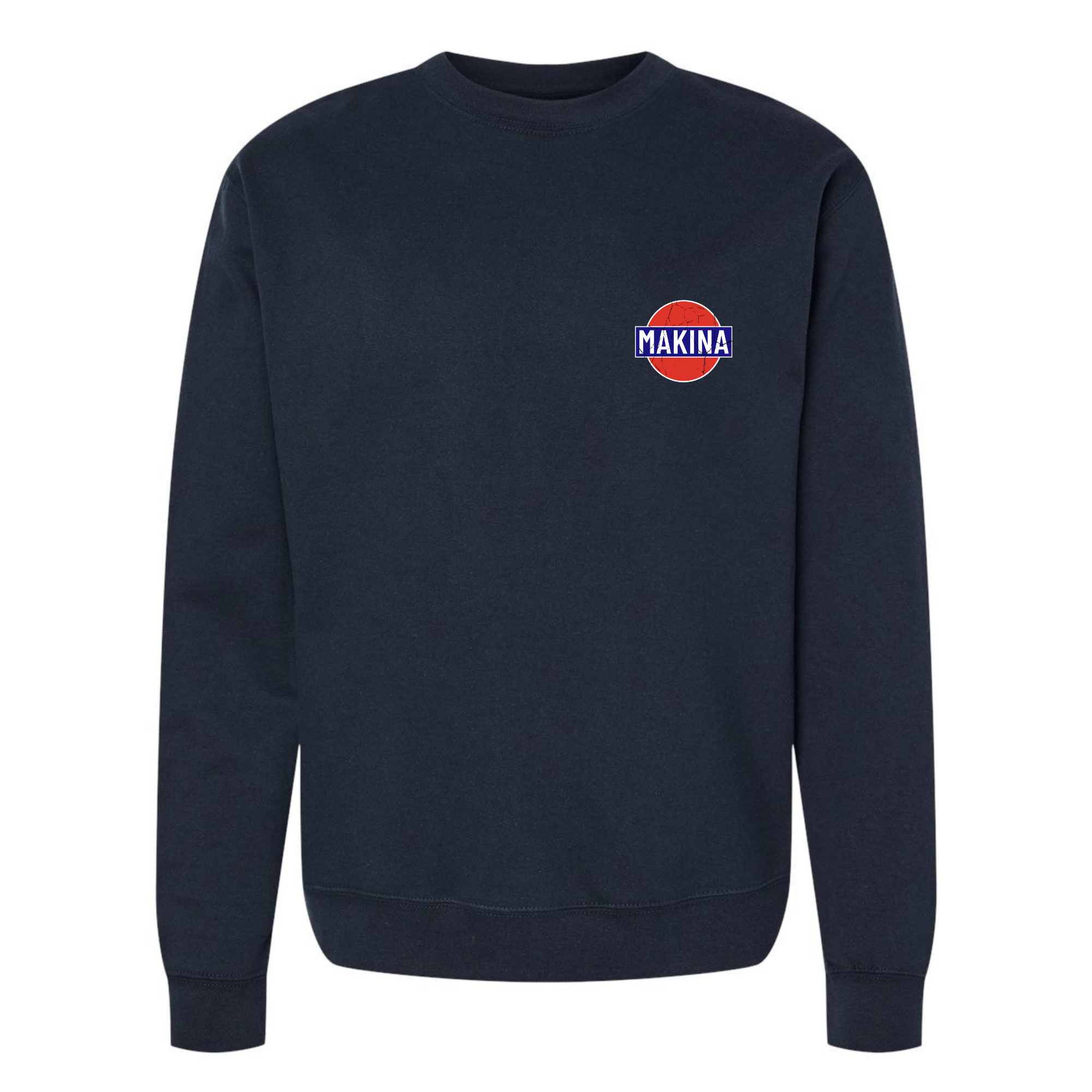 MAKINA Nissan logo Crewneck – MAKINA DRIVERS CLUB
