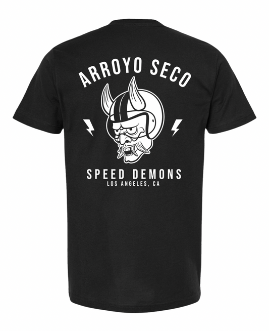 Arroyo Seco Speed Demons T-Shirt - Black