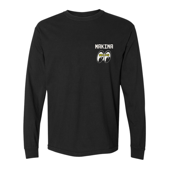 MAKINA x MOON Long Sleeve Black T