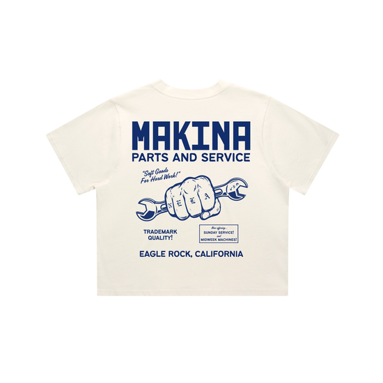 MAKINA Parts & Service Women's Crop T