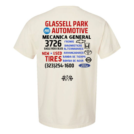 Glassell Park Automotive Mecanica General Tee - Ivory