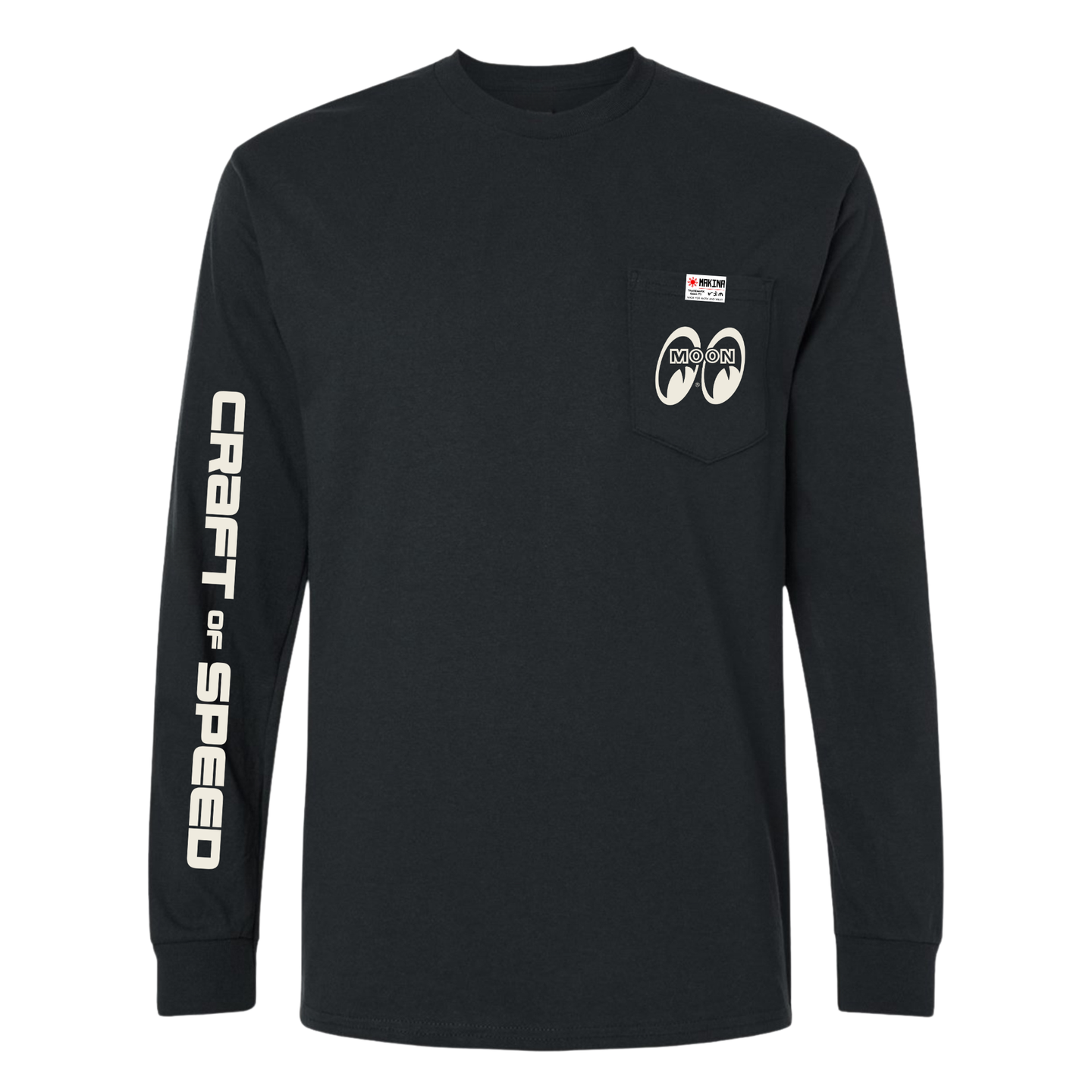 MAKINA x MOONEYES Craft of Speed Long Sleeve Work Shirt